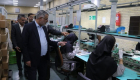 بازدید رئیس سازمان قضائی نیروهای مسلح استان یزد از صنایع تولیدی پیشگامان