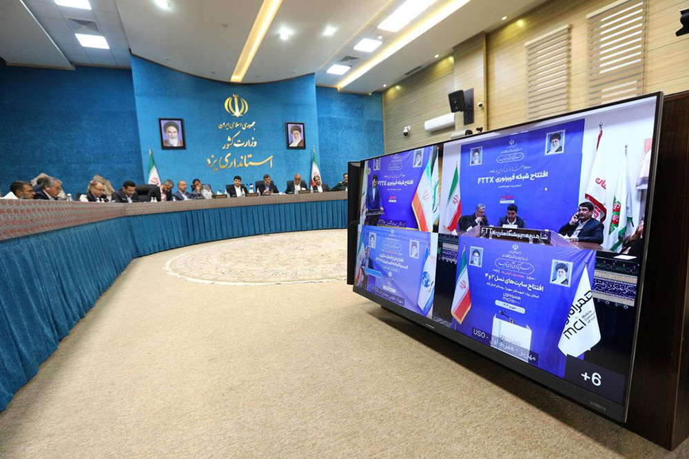 گزارش تصویری/ بهره‌برداری همزمان پروژه‌های فیبر نوری پیشگامان با حضور وزیر ارتباطات