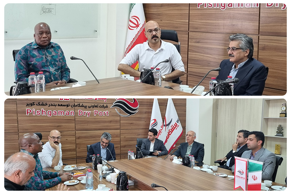 بازدید نماینده شرکت Madibana SA آفریقای جنوبی از بندرخشک پیشگامان و بررسی فرصت‌های همکاری مشترک